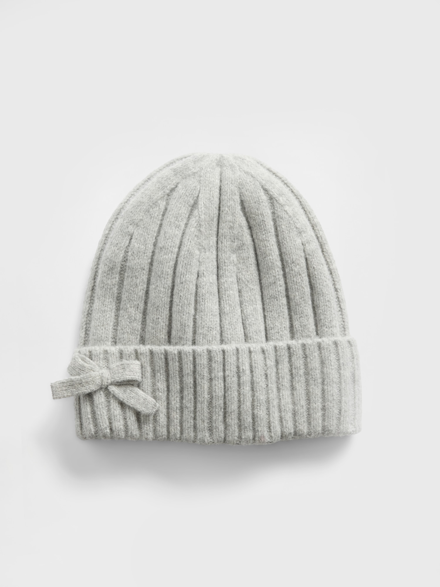 CashSoft カシミヤタッチ リボン ビーニー (キッズ)-0