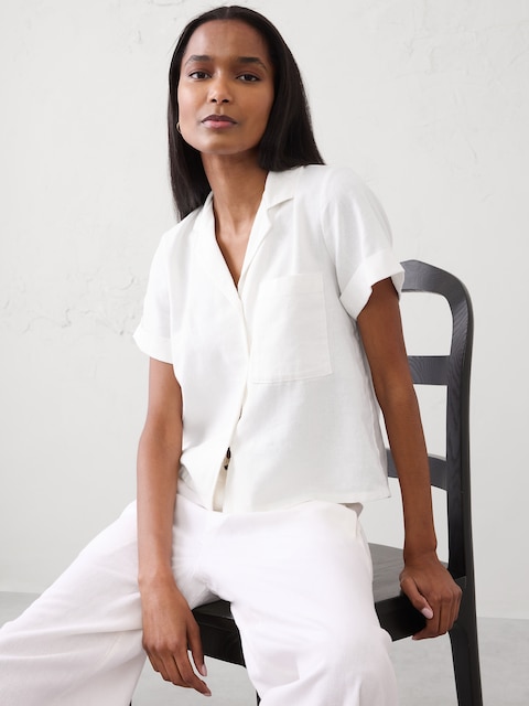 CHEMISE EN MÉLANGE DE LIN