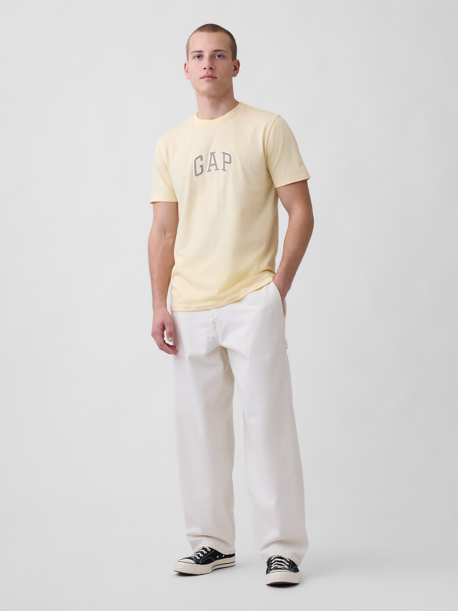 GAPアーチロゴTシャツ-1
