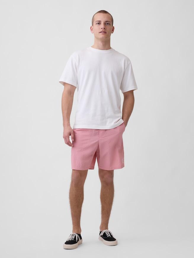 リサイクル100% 7インチ ナイロンショートパンツ-1