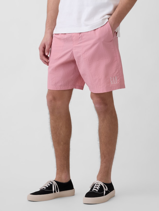 リサイクル100% 7インチ ナイロンショートパンツ-2