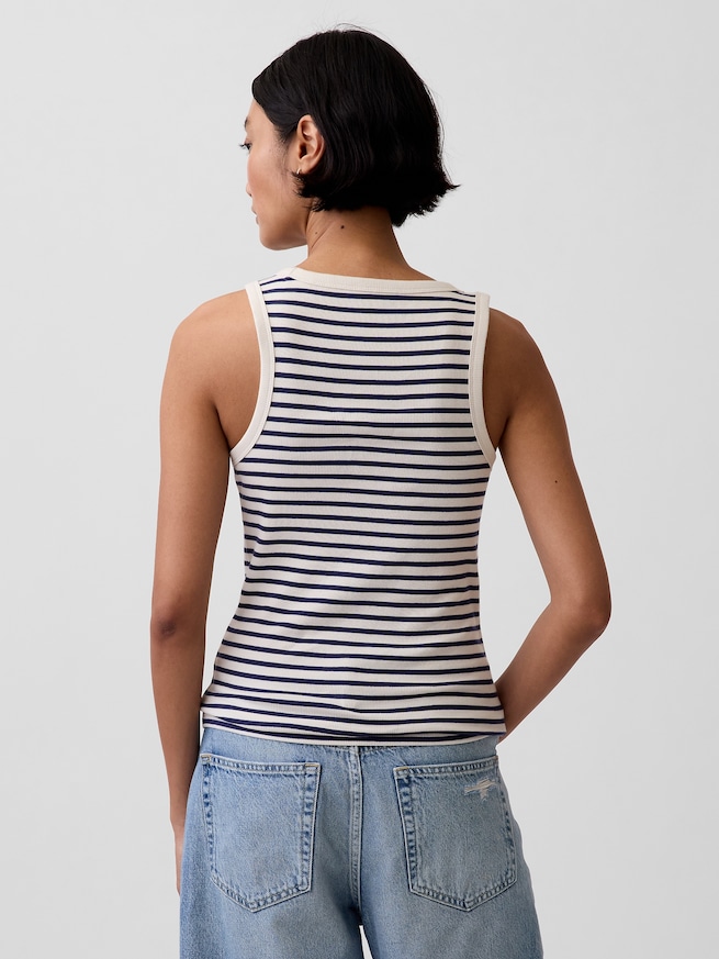 リブ GAPロゴ タンクトップ-2