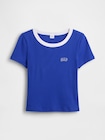 リブ GAPロゴ チビTシャツ-4