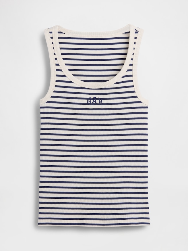 リブ GAPロゴ タンクトップ-4