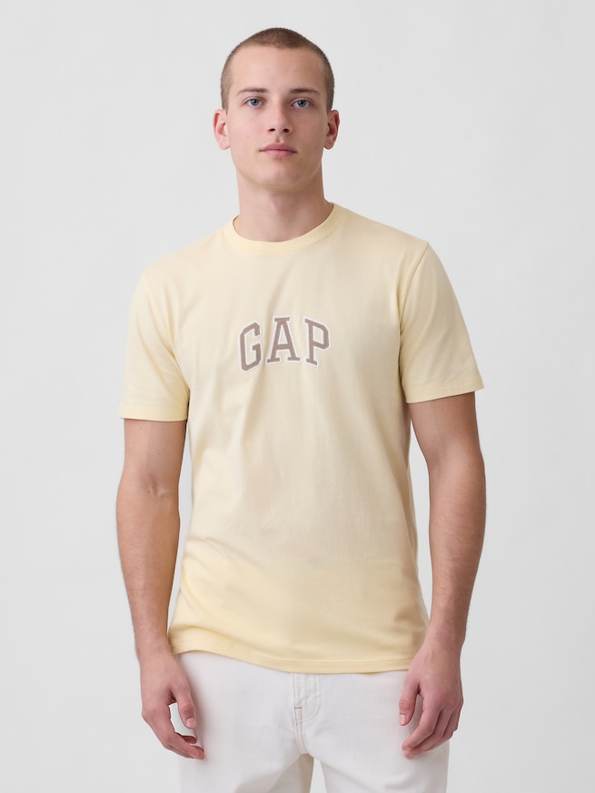 GAPアーチロゴTシャツ-0