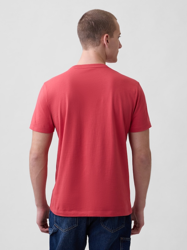 GAPミニロゴ ポケット Tシャツ-2