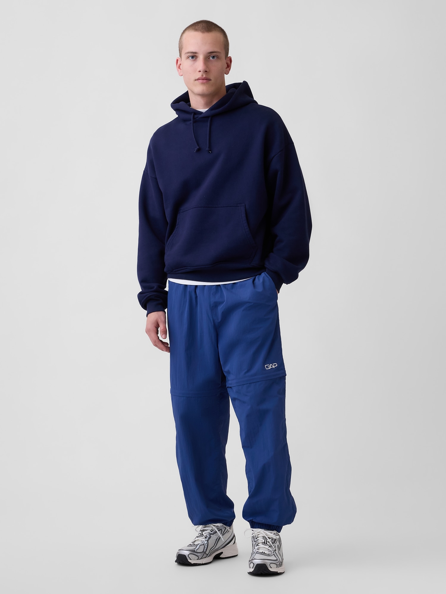 き*ん様 GAP ネイビー トレーナー・パンツセット Gap公式オンラインストア | リラックスフィット 2WAY イージーウエスト
