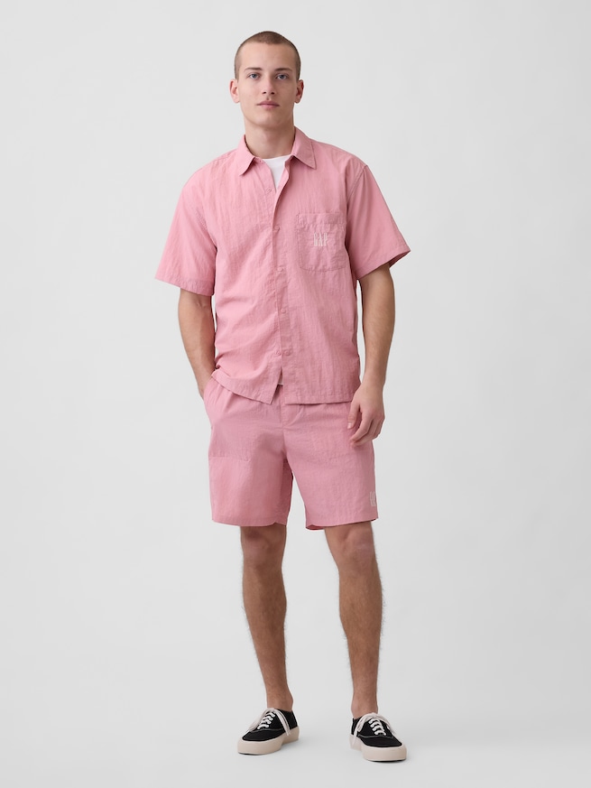 リサイクル100% 7インチ ナイロンショートパンツ-0