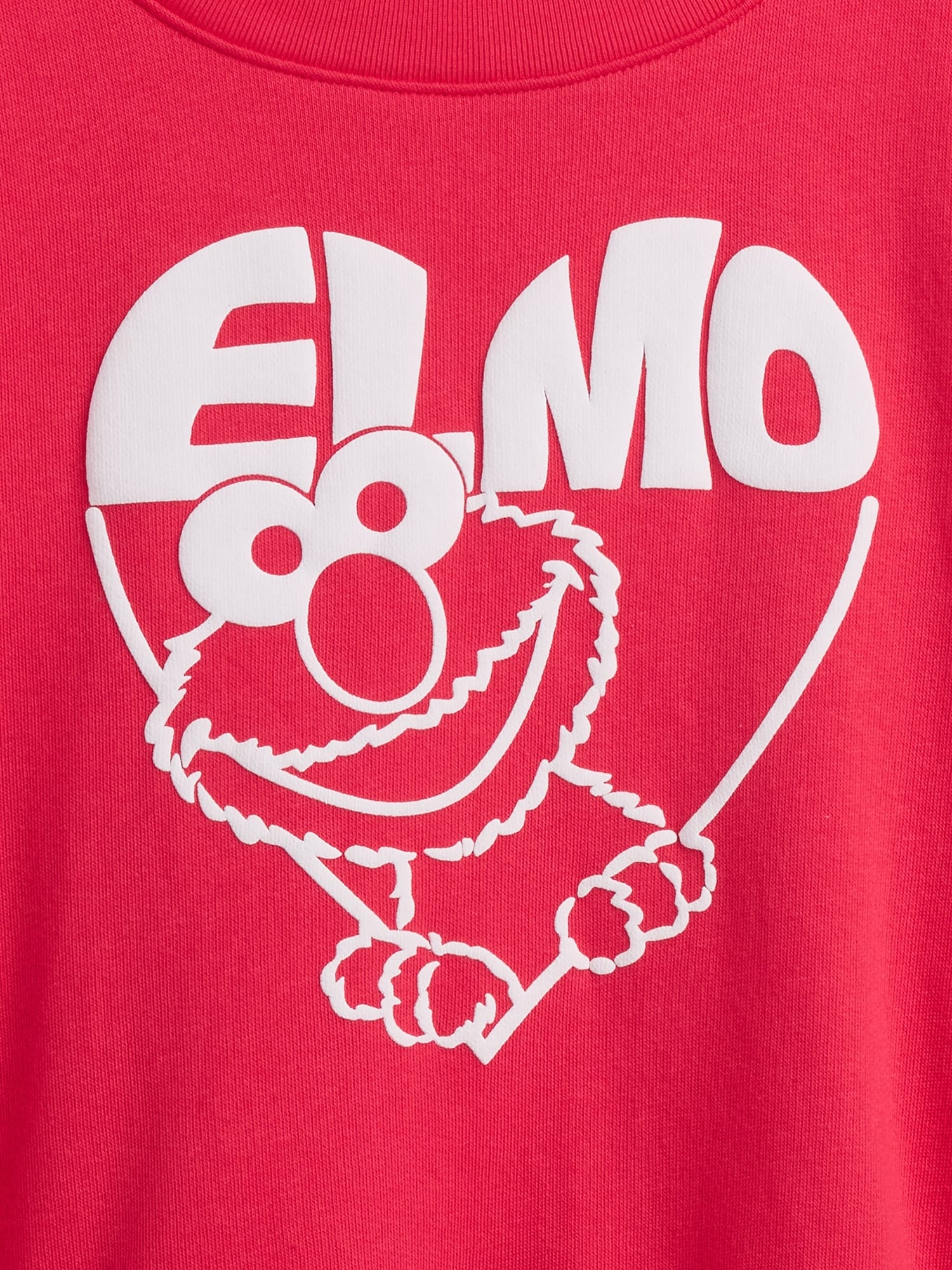 GapKids セサミストリート オーバーサイズ ウェッジ クルーネック スウェットシャツ-3