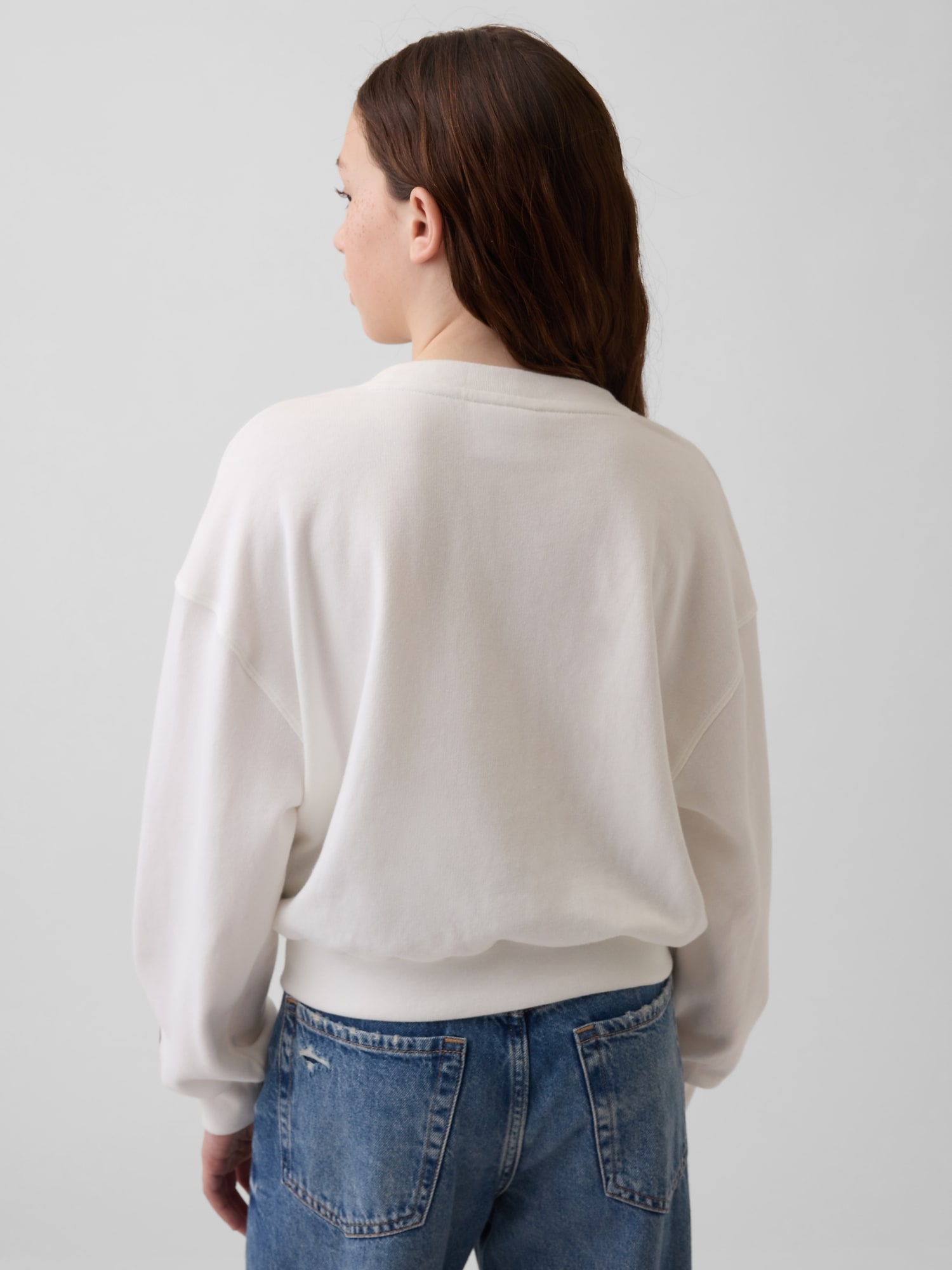 GapKids セサミストリート オーバーサイズ ウェッジ クルーネック スウェットシャツ-2