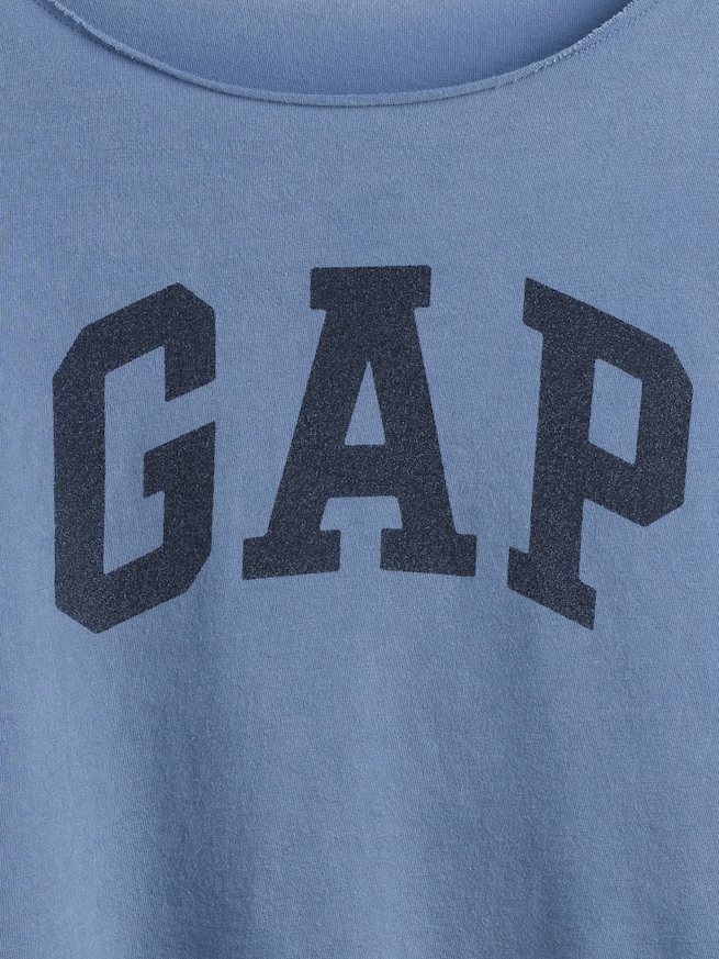 オーバーサイズ ワイドネック Tシャツ (キッズ)-3