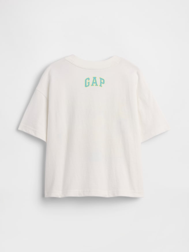 Gap &times; ディズニー オーバーサイズ グラフィックTシャツ (幼児・ベビー)-1