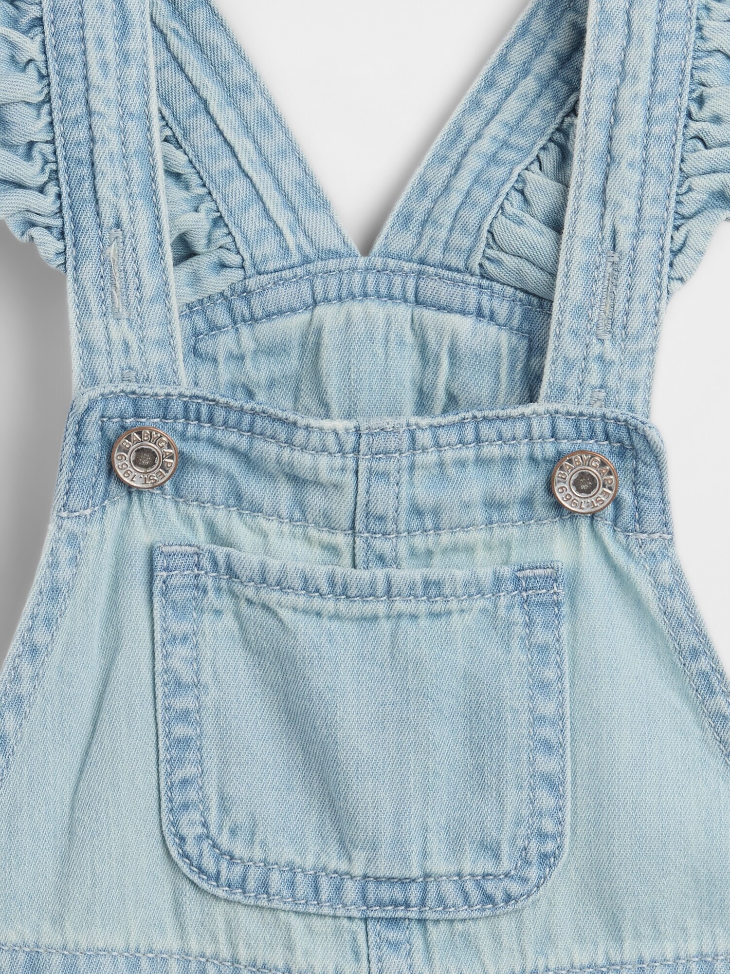 デニムショートオール (ベビー)-2