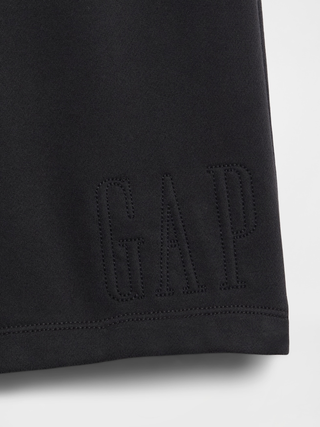 ヴィンテージソフト フレンチテリー リラックスフィット GAPロゴ スウェットショートパンツ-4