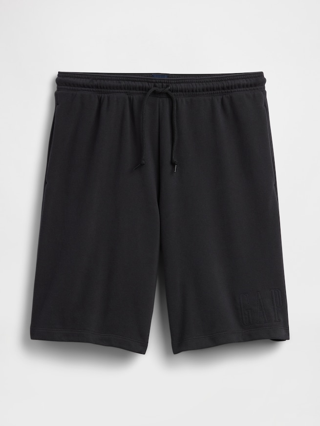 ヴィンテージソフト フレンチテリー リラックスフィット GAPロゴ スウェットショートパンツ-5