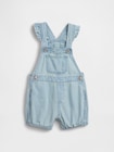 デニムショートオール (ベビー)-0