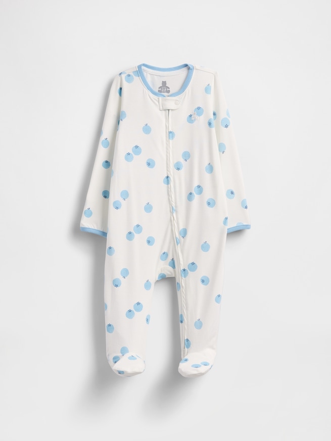 はじめてのお気に入り 足つき カバーオール (ベビー)-0