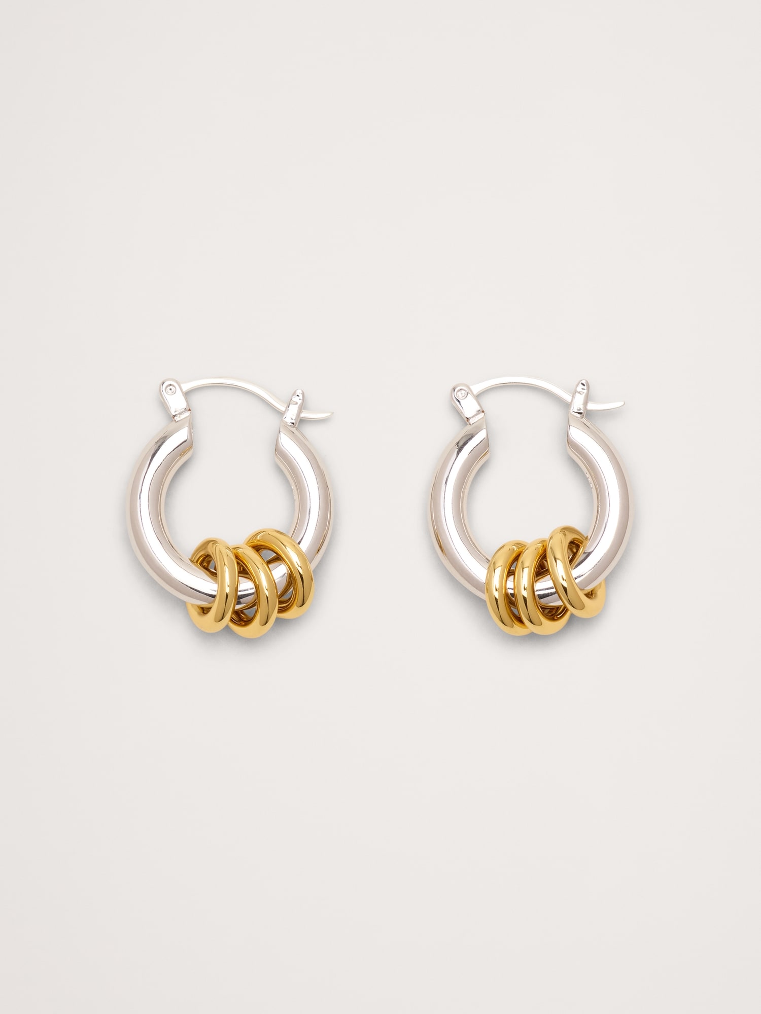 Fillia Two-Tone Earrings by Laura Lombardi