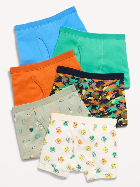 Boxer-Briefs Underwear 6-Pack for Toddler Boys
