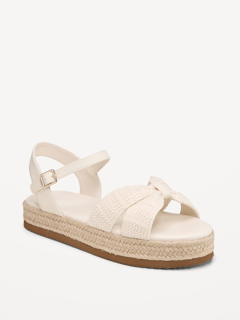 SANDALES-ESPADRILLES À PLATEFORME POUR FILLE