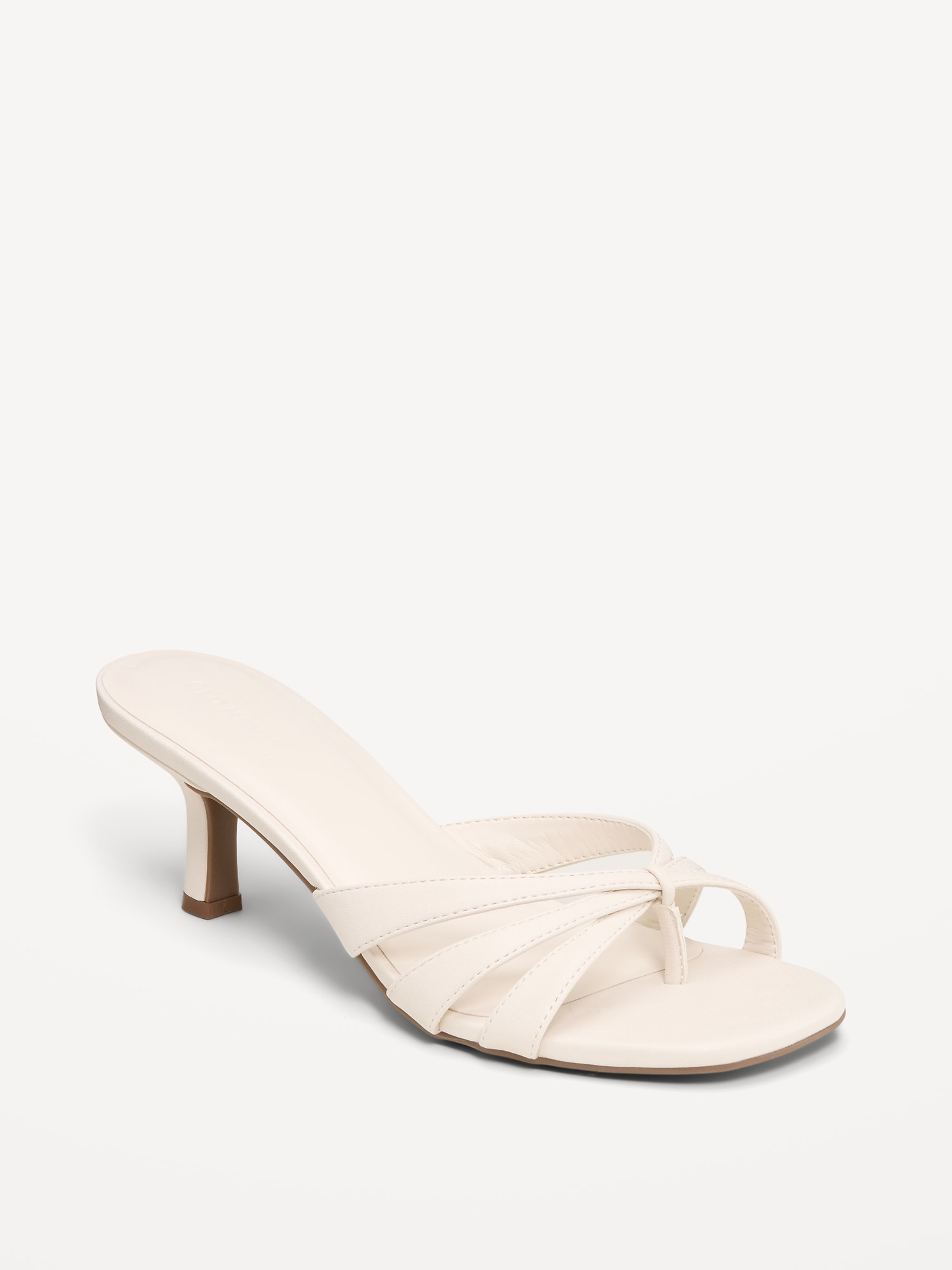Strappy Kitten-Heel Sandals for Women