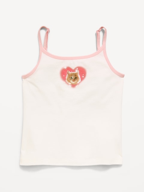 Fitted Graphic Cami for Girls