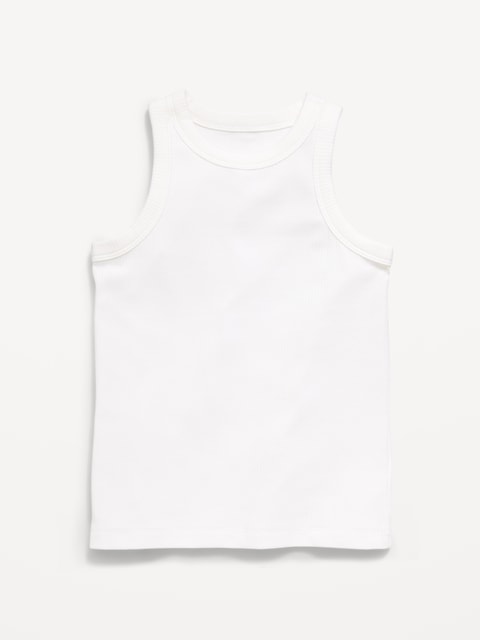 Fitted Ribbed Tank Top for Girls