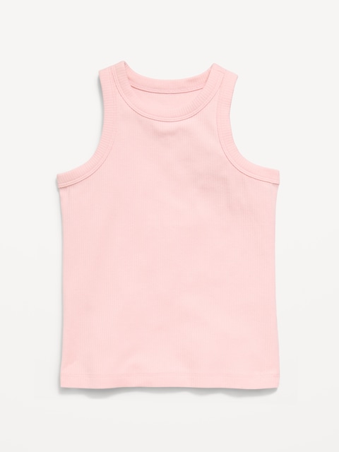CAMISOLE AJUSTÉE EN TRICOT CÔTELÉ POUR FILLE