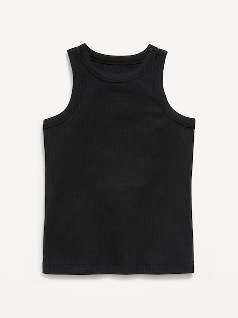 Fitted Ribbed Tank Top for Girls