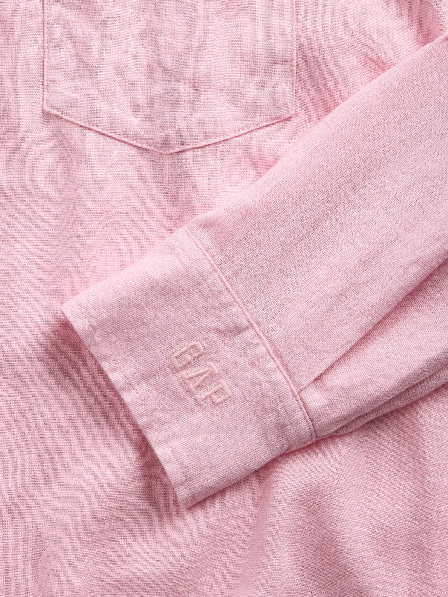 リネンブレンド オーバーサイズシャツ-4