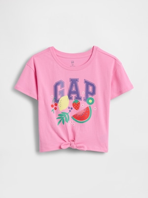 babyGap 裾結び グラフィックTシャツ