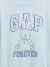 オーバーサイズ グラフィック GAPロゴTシャツ (キッズ)-3