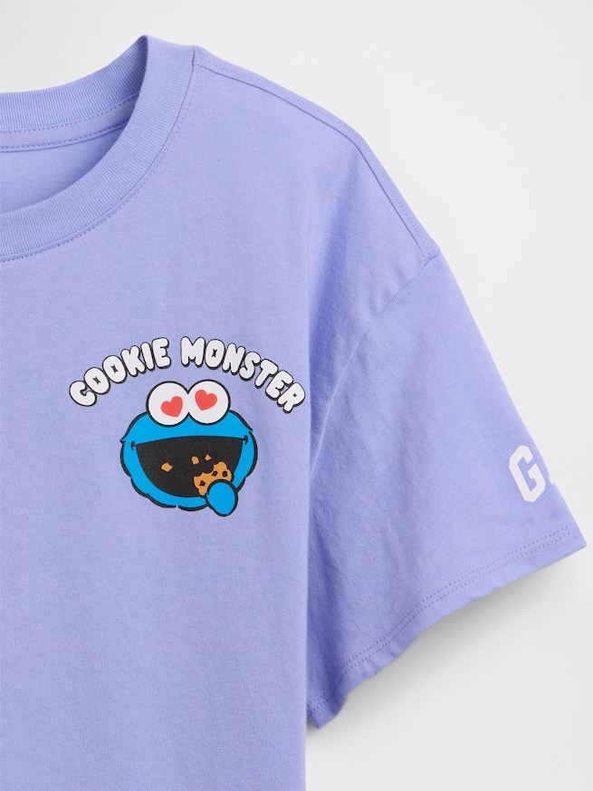 GapKids | セサミストリート オーバーサイズ グラフィックTシャツ-3