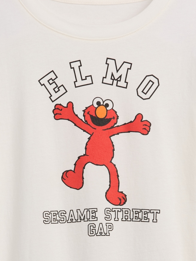 GapKids | セサミストリート オーバーサイズ グラフィックTシャツ-3