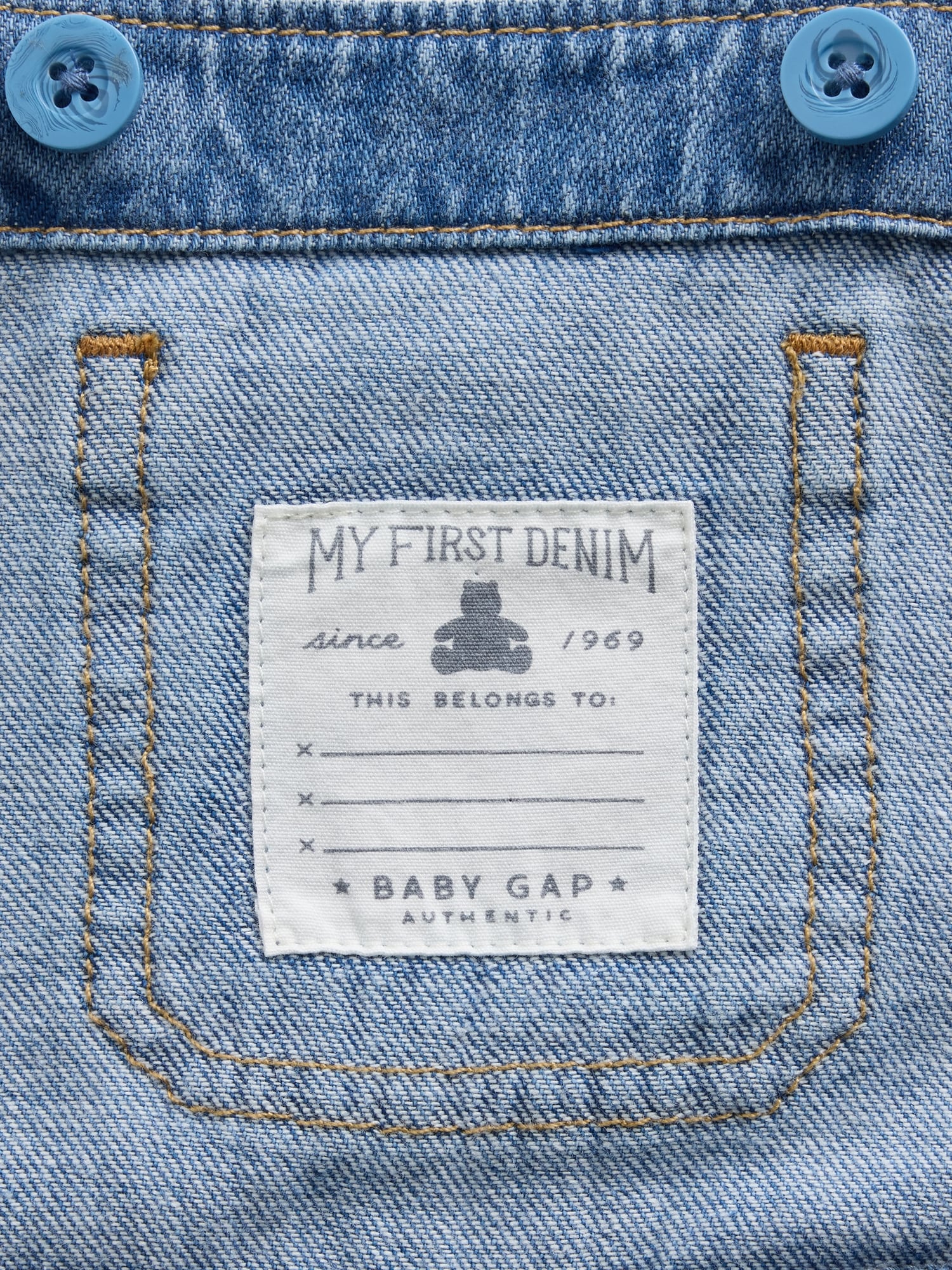Baby Denim Shortalls