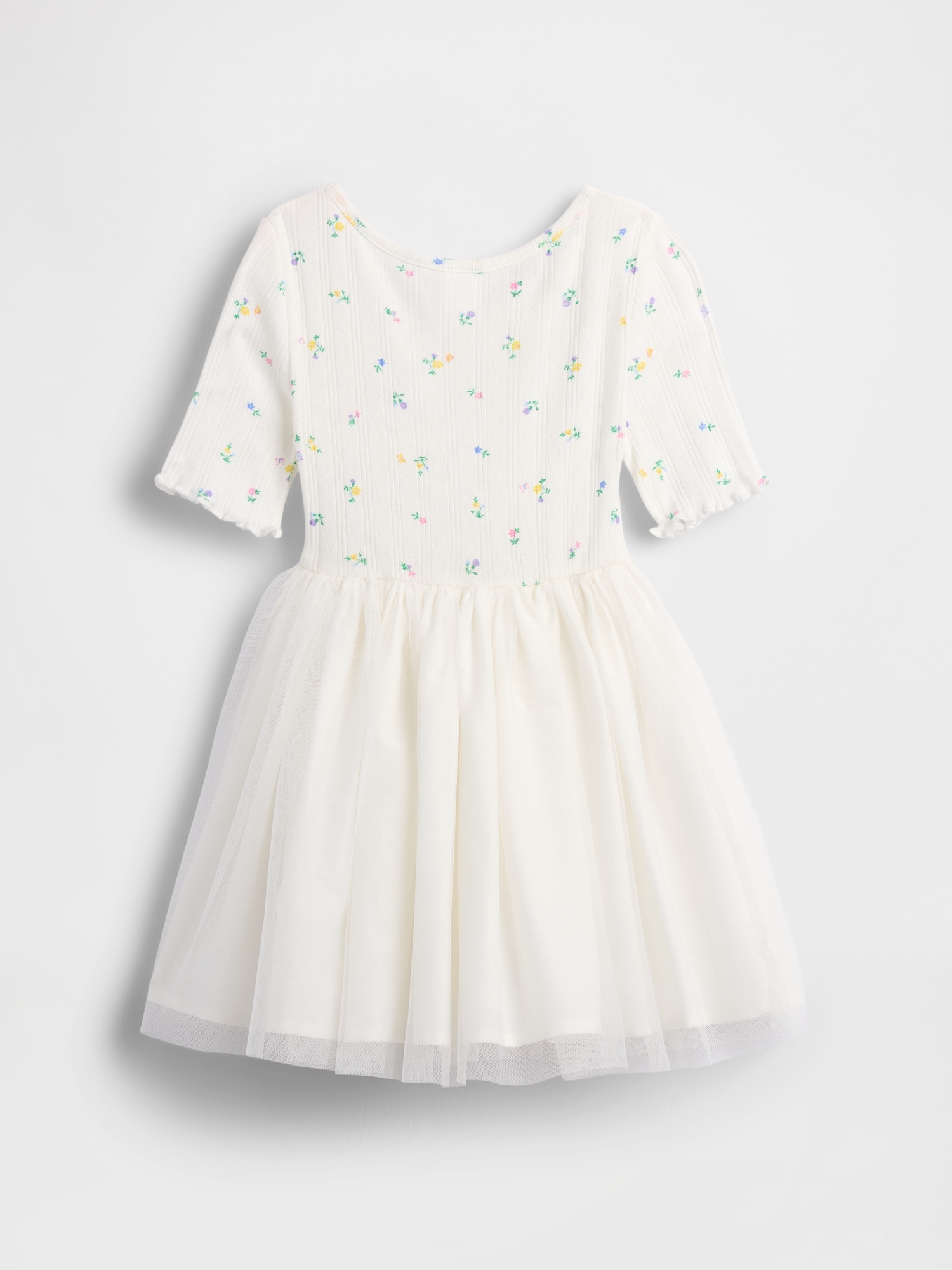 ポインテール＆チュール ミックスメディア ワンピース (幼児・ベビー)-1