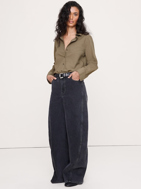 CHEMISE DE TOUS LES JOURS EN COTON GAUFRÉ