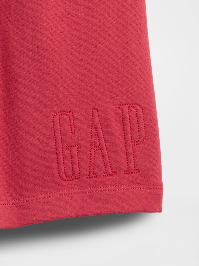 ヴィンテージソフト フレンチテリー リラックスフィット GAPロゴ スウェットショートパンツ-4