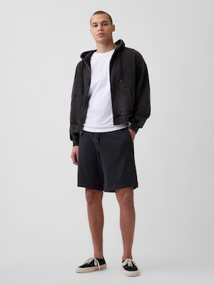 ヴィンテージソフト フレンチテリー リラックスフィット GAPロゴ スウェットショートパンツ