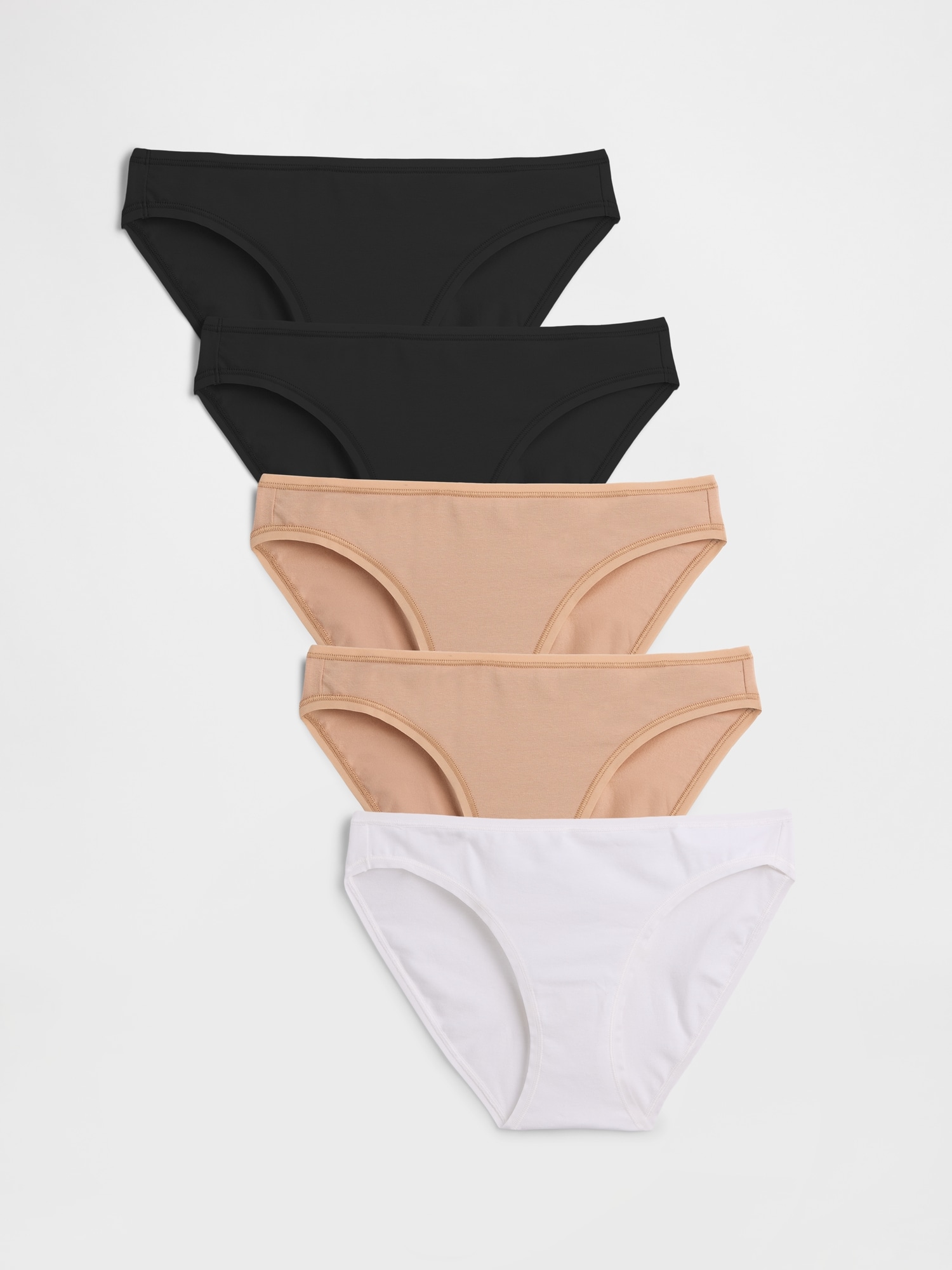 Organic Stretch Cotton Bikini (5-Pack)