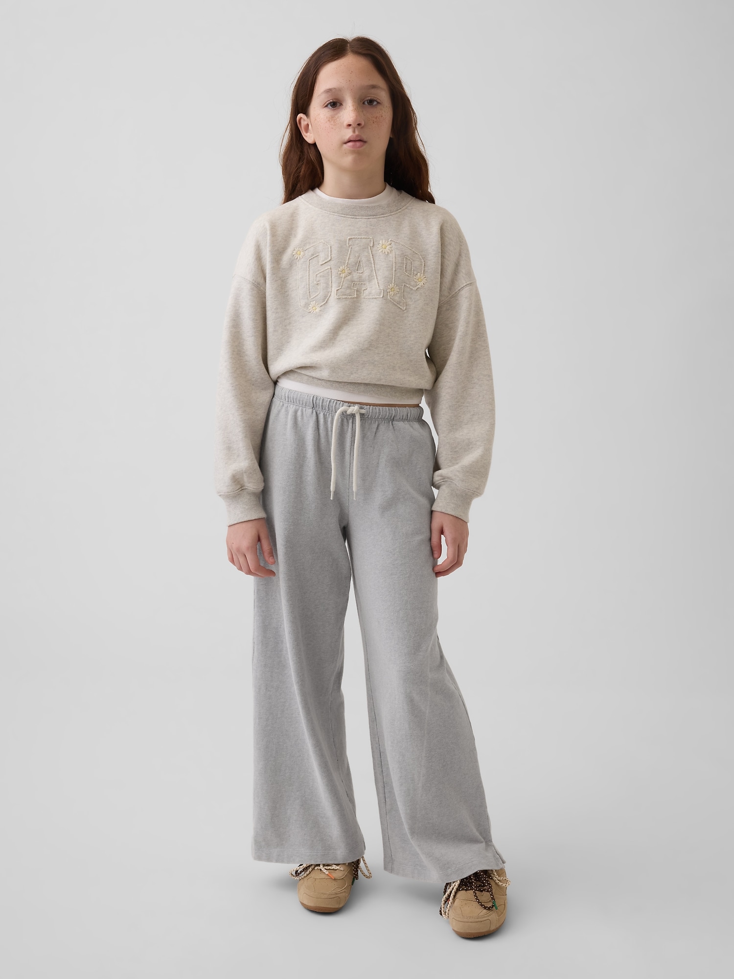 Kids Relaxed Wide-Leg Pants