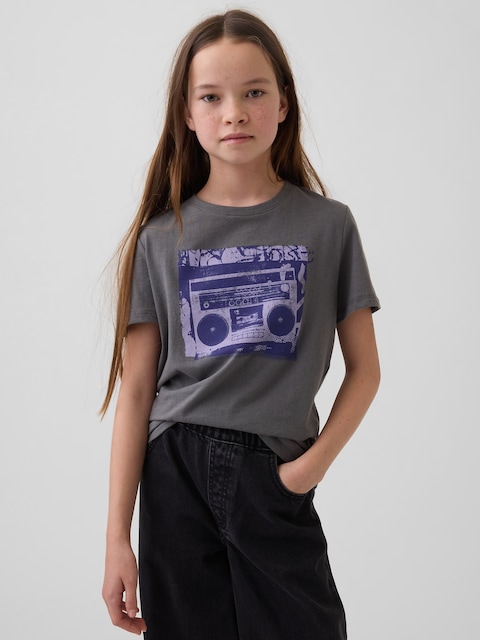 T-SHIRT DÉCONTRACTÉ À IMPRIMÉ POUR ENFANT