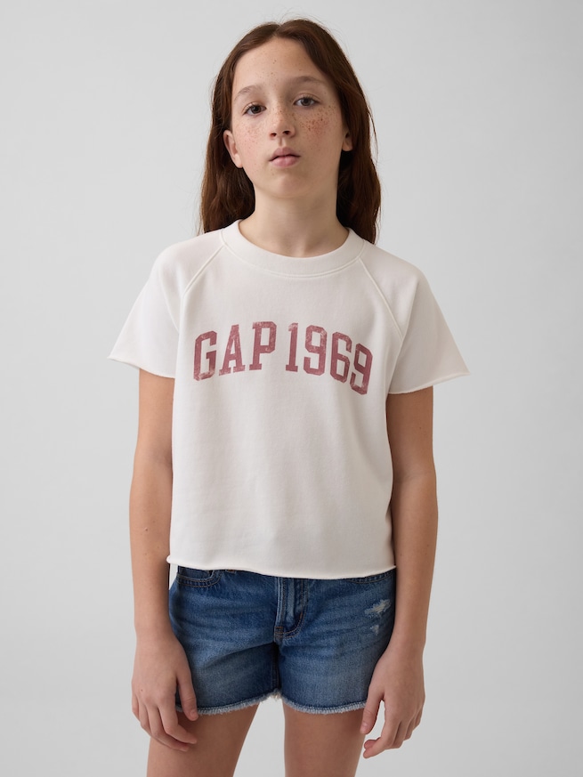 オーバーサイズ グラフィックTシャツ (キッズ)-0