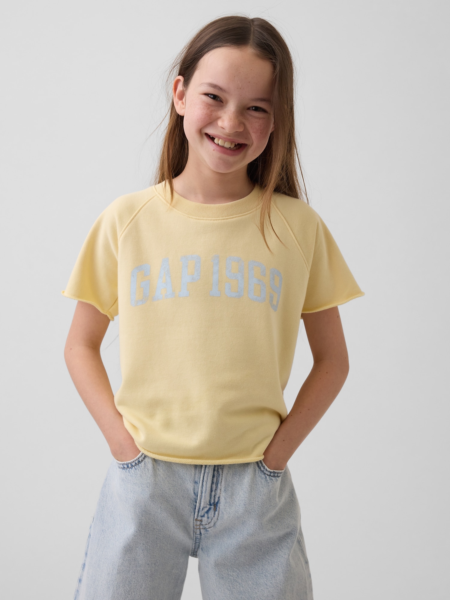 オーバーサイズ グラフィックTシャツ (キッズ)-0