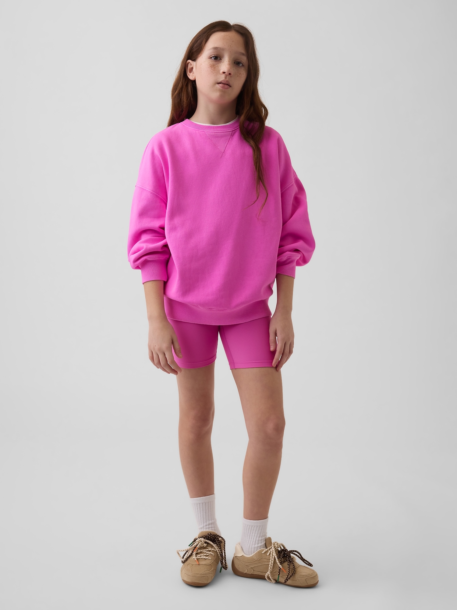 Kids Quick-Dry Rib Bike Shorts