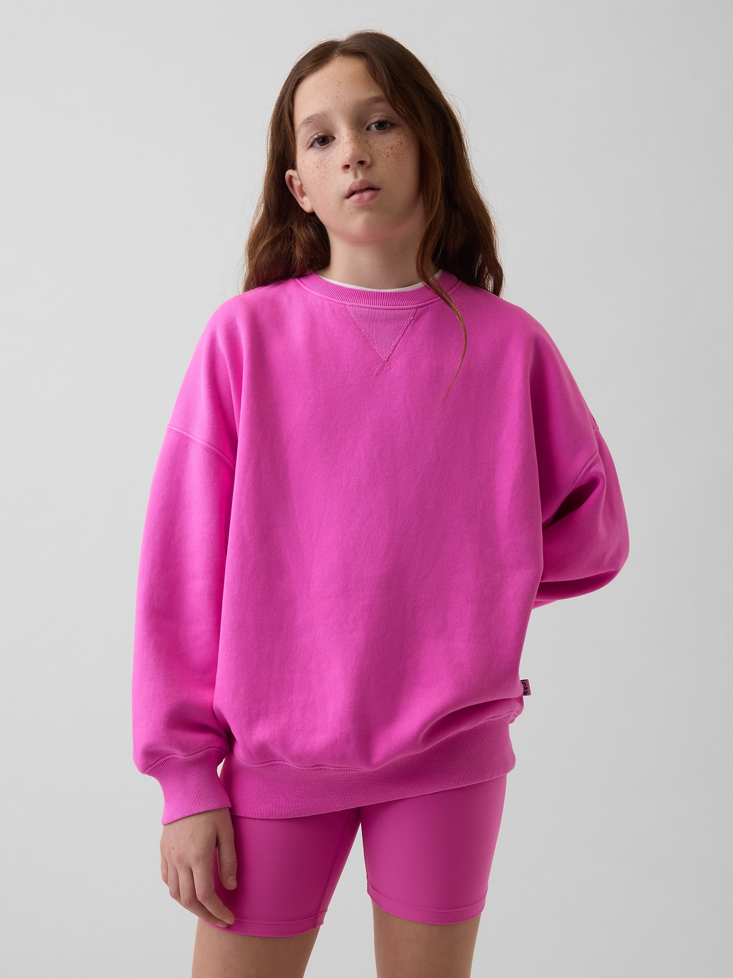 Kids VintageSoft Oversized Tunic Sweatshirt