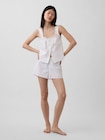 刺しゅう パジャマショートパンツ-0