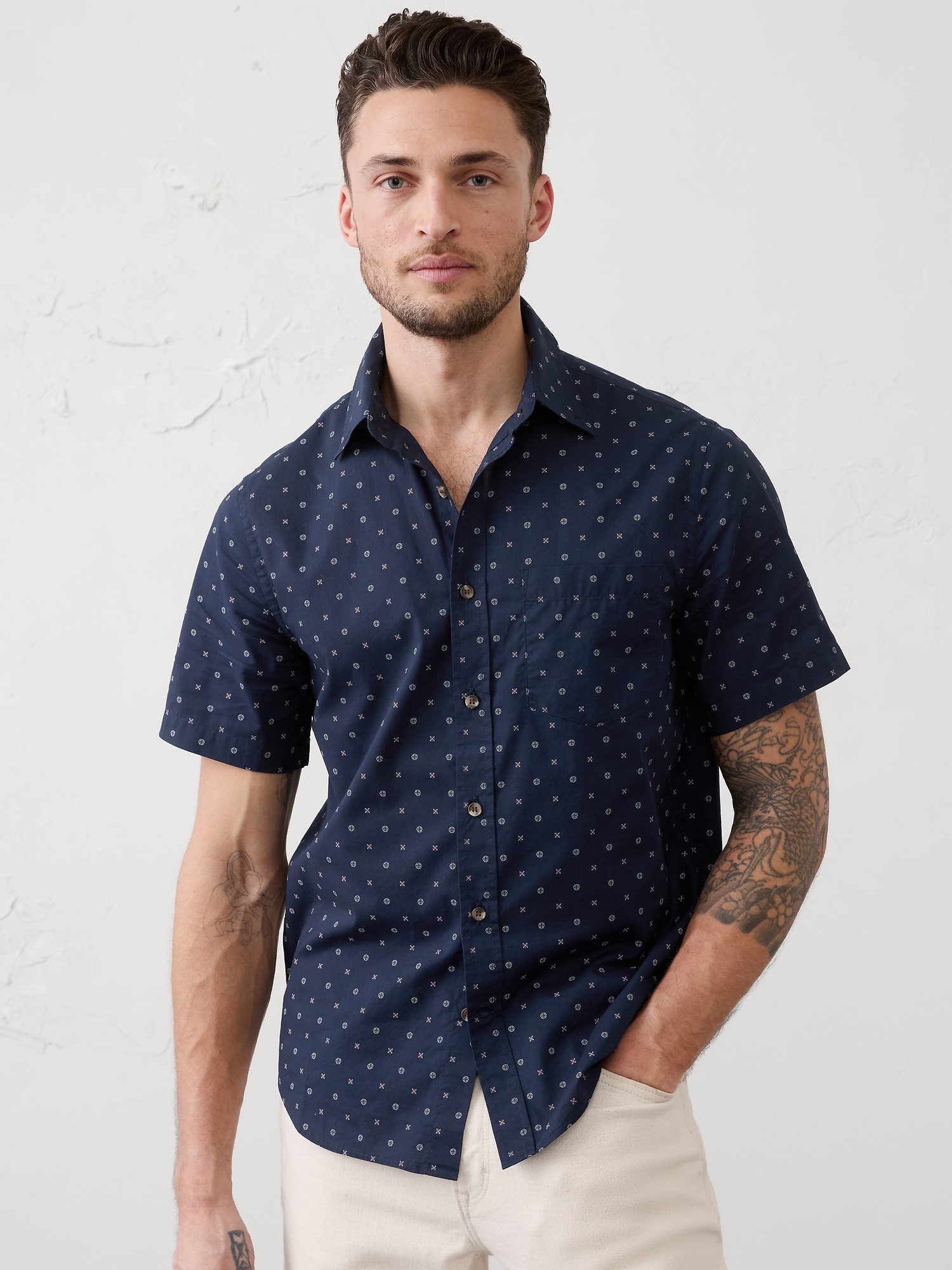 Slim-Fit Softwash Cotton Shirt