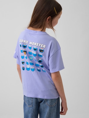 GapKids | セサミストリート オーバーサイズ グラフィックTシャツ