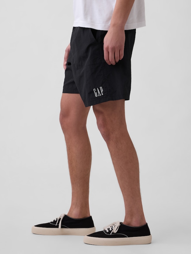 リサイクル100% 7インチ ナイロンショートパンツ-2